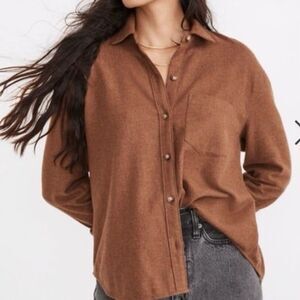 Madewell Flannel 100% cotton Kempton Button-Up flannel Shirt